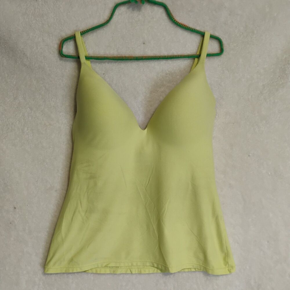 Victoria's Secret Body by Victoria IPEX Camisole Padded Bra Chartreuse 38D Y2k